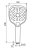 auris_sluchawka_3_funkcyjna_grafit_AREX.SH.100AB_rys_tech.png