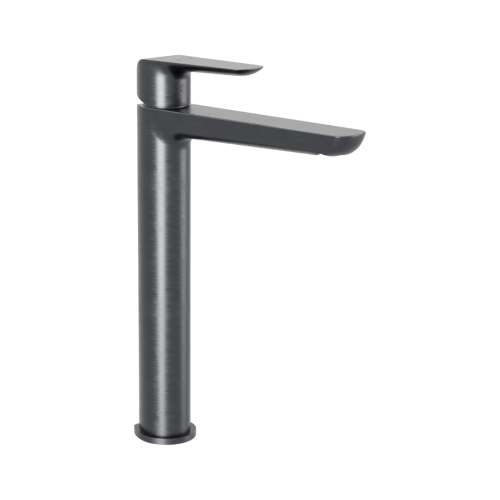 Clever 2.0 bateria umywalkowa stojąca wysoka, grafit szczotkowany_AREX.4102AB.png