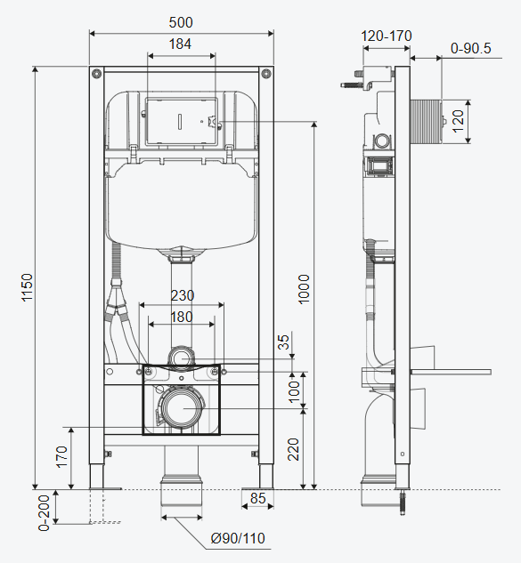 INEX.SP1150.500 stelaż shiro Premium_rystech.png