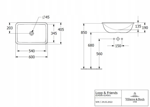614500R1 Villeroy umywalka Loop@Friends.jpg